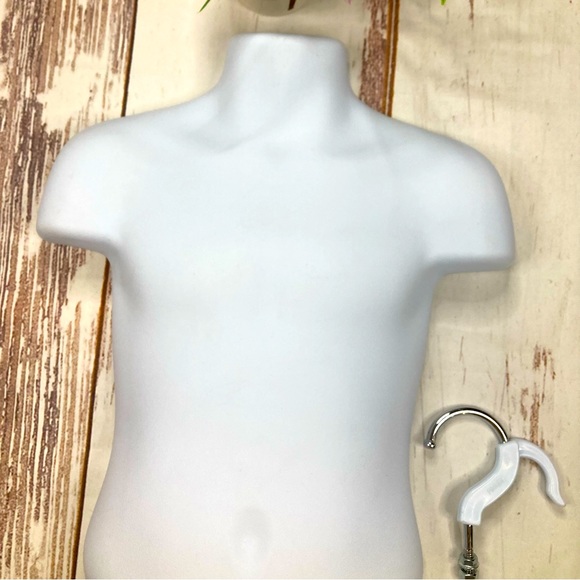 Mannequin Kids Size White Plastic With Hook - Picture 5 of 13